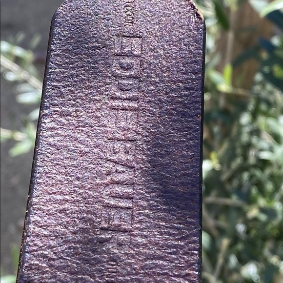 VTG Eddie Bauer🇺🇸 Made Leather Belt, Sz 30 - Picture 10 of 11